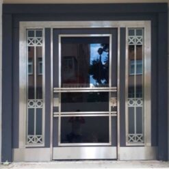 Gümüş Detay Apartman Bina Kapısı ÇK0800