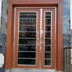 Gümüş Detay Apartman Bina Kapısı ÇK0843
