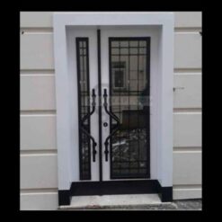 Siyah Beyaz Apartman Bina Kapısı ÇK0867