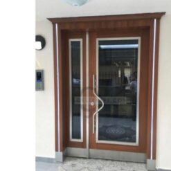 Kahve Apartman Bina Kapısı ÇK0879