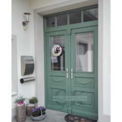 Çift Kanat Yeşil Villa Kapısı ÇK0011