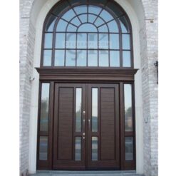 Çift Kapılı Kahverengi Villa Kapısı ÇK0012
