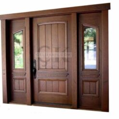 Kahverengi Bölmeli Villa Kapısı ÇK0128