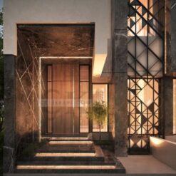 Kahverengi Lüx Villa Kapısı ÇK0137