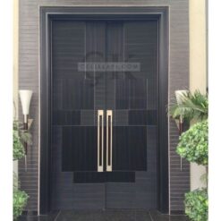 Kulp Detay Antrasit Villa Kapısı ÇK0015
