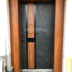Ahşap Siyah Villa Kapısı ÇK0165