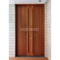 Çizgili Ahşap Villa Kapısı ÇK0188