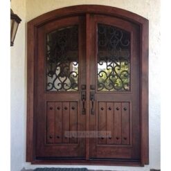 Ferforje Detay Kahve Villa Kapısı ÇK0277
