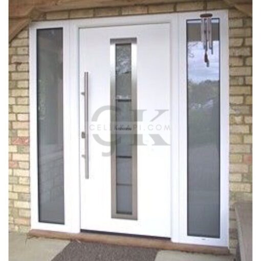 Beyaz Buz Camlı Villa Kapısı ÇK0289