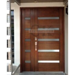 Kahve Çizgili Villa Kapısı ÇK0299
