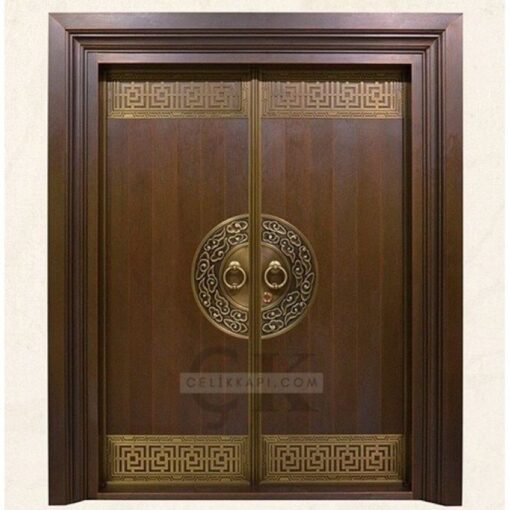 Gold Detay Lüx Villa Kapısı ÇK0033
