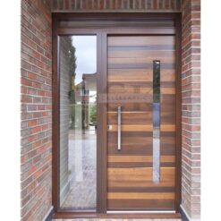 Aynalı Ahşap Villa Kapısı ÇK0325