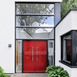 Geniş Kırmızı Villa Kapısı ÇK0331