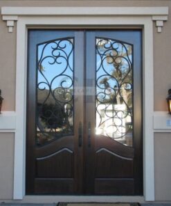 Ayna Detay Kahverengi Villa Kapısı ÇK0351