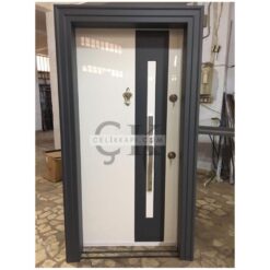 Siyah Beyaz Daire Kapısı ÇK0613
