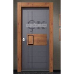 Ahşap Çerçeveli Antasit Daire Kapısı ÇK0671