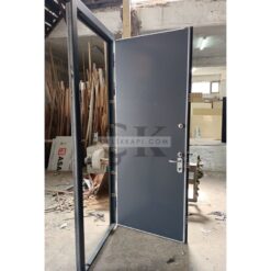 Gümüş Detay Antrasit Daire Kapısı ÇK0682