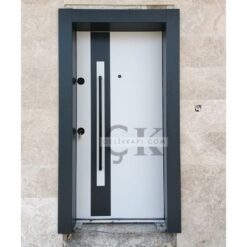 Siyah Beyaz Daire Kapısı ÇK0684