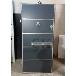Çizgili Gri Daire Kapısı ÇK0688