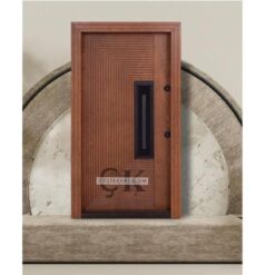 Koyu Ahşap Daire Kapısı ÇK0718