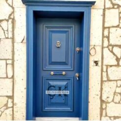 Kabartmalı Mavi Daire Kapısı ÇK0738