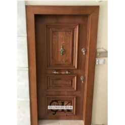 Kabartmalı Ahşap Daire Kapısı ÇK0746