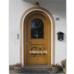 Camlı Oval Ahşap Kapı ÇK2039