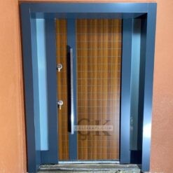 Gri Detaylı Villa Kapısı ÇK0393