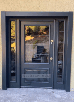 İki Kanat Antrasit Villa Kapısı ÇK0401